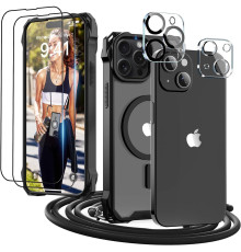Захисний чохол з Magsafe для iPhone 12/12 Pro + захисне скло 2 шт