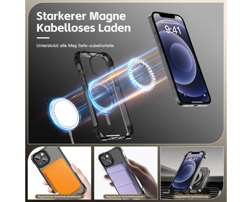 Захисний чохол з Magsafe для iPhone 12/12 Pro + захисне скло 2 шт