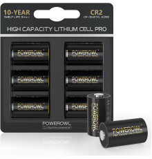 Комплект літієвих батарей POWEROWL CR15h270 CR2 3V (6 шт)
