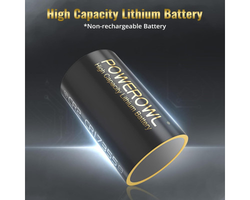 Комплект літієвих батарей POWEROWL CR15h270 CR2 3V (6 шт)