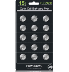 Батарейки POWEROWL CR2450 (15 шт)