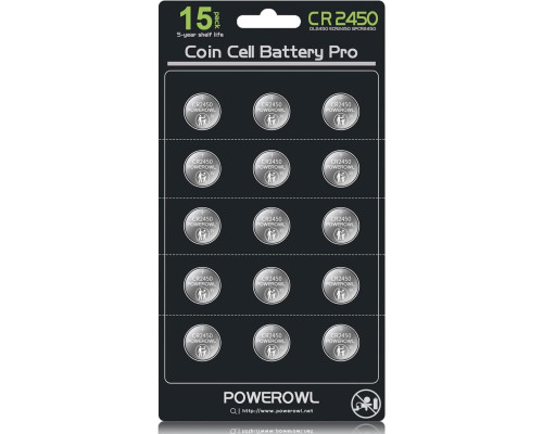 Батарейки POWEROWL CR2450 (15 шт)