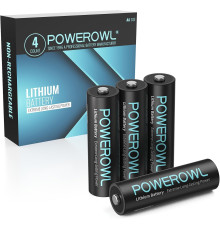 Літієві батареї POWEROWL AA 1,5 В (4 шт)