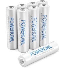 Акумуляторні батарейки POWEROWL AAA 1000 мАг (8 шт)