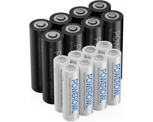 Акумуляторні батарейки POWEROWL AA+AAA (16 шт)