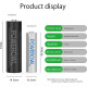 Акумуляторні батарейки POWEROWL AA+AAA (16 шт)