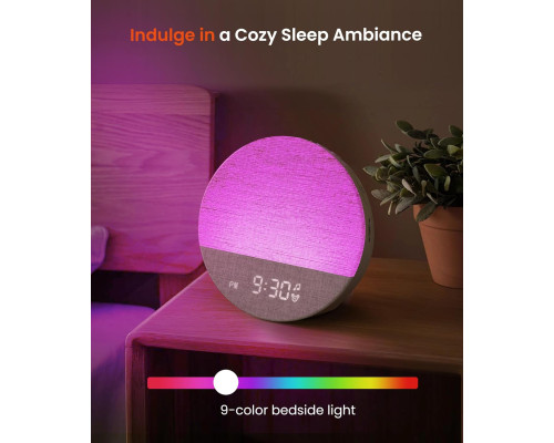 Розумний будильник-нічник з підсвічуванням Dreamegg Sunrise 1