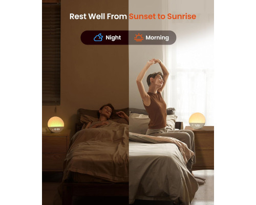 Розумний будильник-нічник з підсвічуванням Dreamegg Sunrise 1