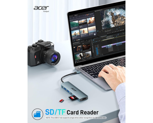 Концентратор USB C / адаптер USB C - HDMI 7 в 1