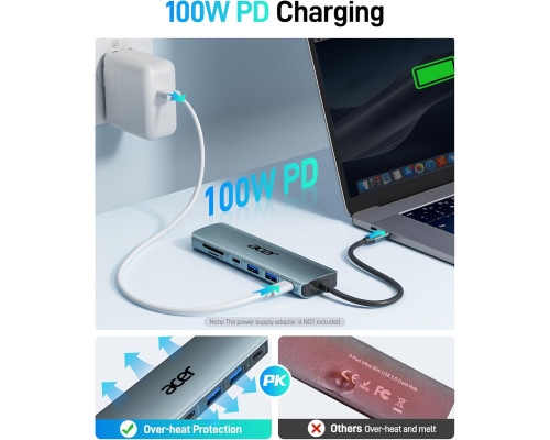 Концентратор USB C / адаптер USB C - HDMI 7 в 1