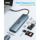 Концентратор USB C / адаптер USB C - HDMI 7 в 1