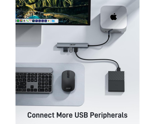 Концентратор Acer 5 в 1 USB C з 4K HDMI 15 см