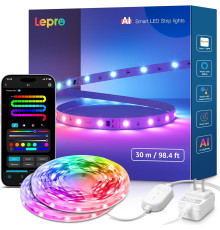 Світлодіодні стрічки Lepro S1 зі штучним інтелектом 30 м