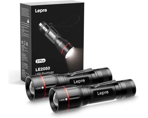Світлодіодний ліхтарик Lepro LE2050 із затискачем (комплект 2 шт)