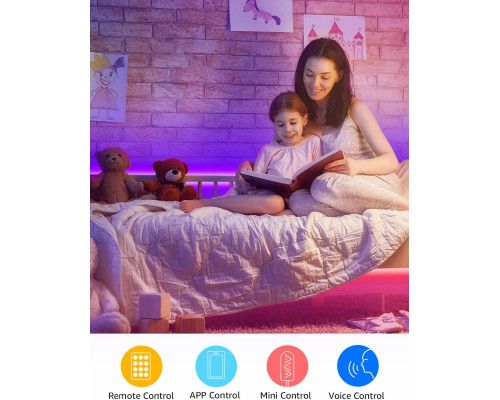Розумна світлодіодна стрічка Lepro Alexa 5 м WiFi RGB