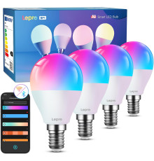 Розумна лампочка Lepro BP1 AI E14 (комплект 4 шт)