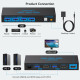 HDMI KVM-перемикач для 2 ПК та 1 монітора
