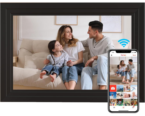 Цифрова фоторамка FRAMEO 10,1 дюйма з внутрішньою пам'яттю 32 ГБ