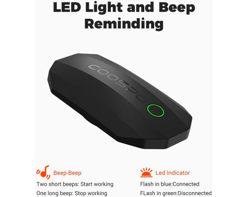 Нагрудний пульсометр COOSPO Bluetooth H808S
