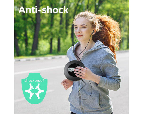 Портативний CD-програвач ARAFUNA з навушниками та функцією Anti-Skip