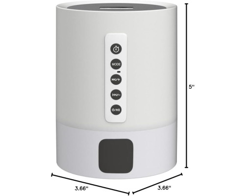 Нічник-будильник Bluetooth-колонка /  нічна лампа Juylux з розумним сенсорним датчиком