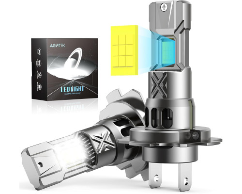 Світлодіодна лампа AGPTEK H7 100 Вт 24000 LM 6000K (упаковка з 2 шт.)