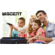 Компактний DVD-програвач WISCENT для телевізора з HDMI/RCA/USB/мікрофоном