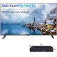 Компактний DVD-програвач WISCENT для телевізора з HDMI/RCA/USB/мікрофоном