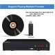 Компактний DVD-програвач WISCENT для телевізора з HDMI/RCA/USB/мікрофоном