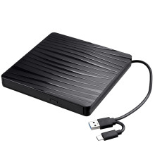 Портативний зовнішній оптичний привід із двома портами USB 3.0+Type-C