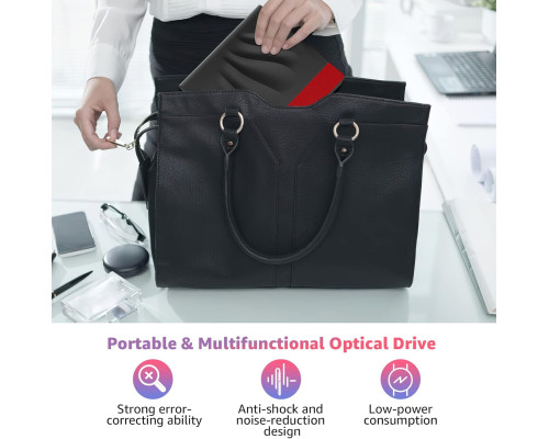 Зовнішній CD-привід Cocopa USB 3.0 Type-C CD/DVD-RW записувач