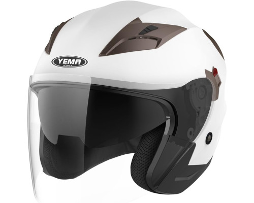 Мотошолом YEMA YM-627 з подвійним сонцезахисним козирком (розмір XL)