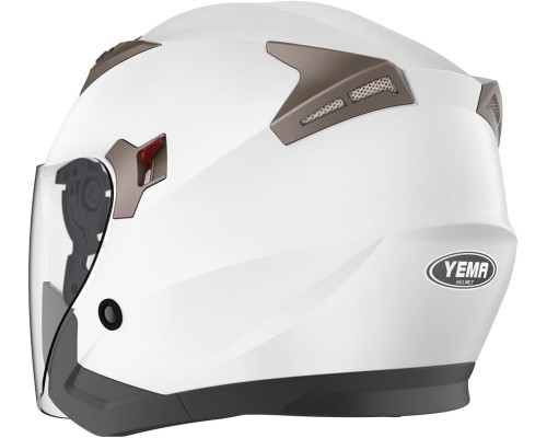 Мотошолом YEMA YM-627 з подвійним сонцезахисним козирком (розмір XL)