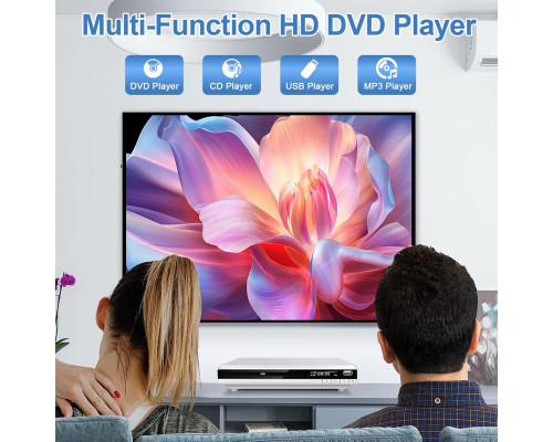 1080P HD DVD-програвач / DVD-168 багаторегіональний DVD-програвач для телевізора
