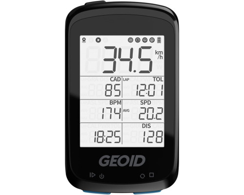 Велокомп'ютер CC500 GPS ANT+ Bluetooth / бездротовий спідометр для велосипеда з автоматичним підсвічуванням