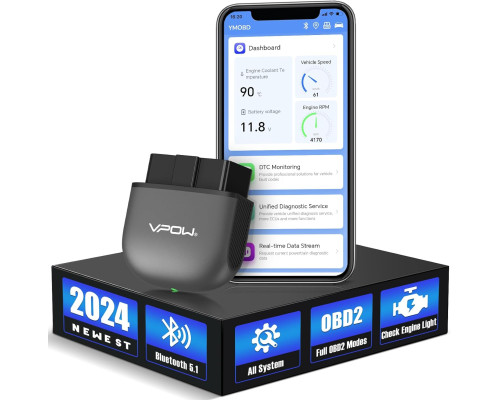 Зчитувач кодів OBD2 Bluetooth 5.1