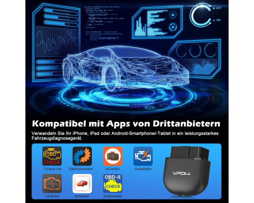Зчитувач кодів OBD2 Bluetooth 5.1