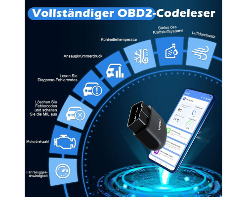 Зчитувач кодів OBD2 Bluetooth 5.1