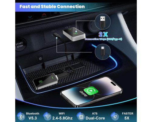 Бездротовий адаптер Carplay для iPhone