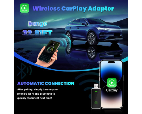 Бездротовий адаптер Carplay для iPhone