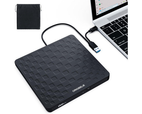 Зовнішній CD DVD привід для ноутбука USB 3.0 Type-C