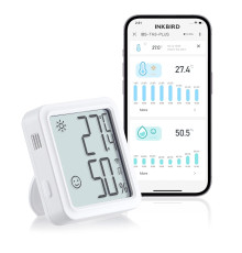 Термометр-гігрометр Inkbird IBS-TH3-PLUS з Wi-Fi з РК-екраном