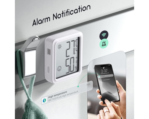 Термометр-гігрометр Inkbird IBS-TH3-PLUS з Wi-Fi з РК-екраном
