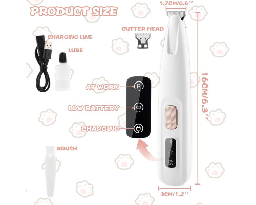 Машинка для стрижки домашніх тварин Foydream Paw Trim Pro