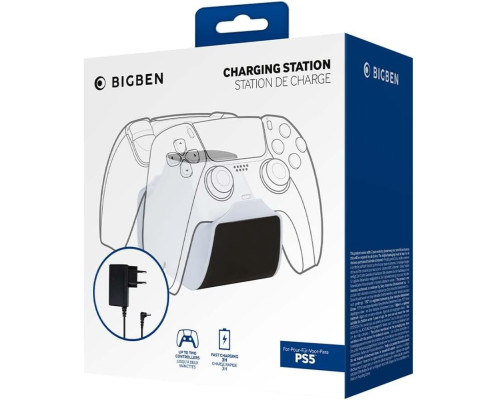 Подвійний зарядний пристрій Bigben Nacon для контролера DualSense від PlayStation 5