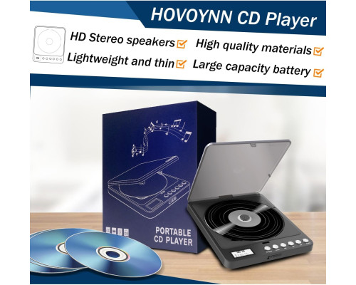 Портативний CD-програвач CCHKFEI з Bluetooth та динаміком