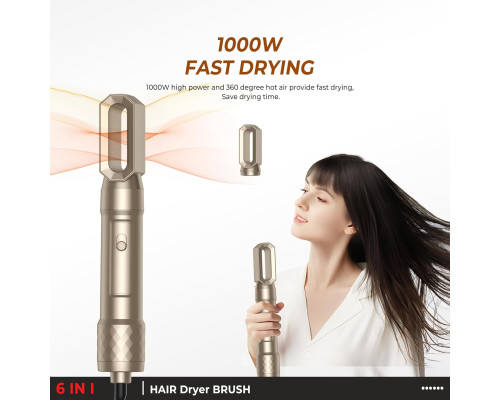 Набір термощіток для укладання волосся Atopskins Airstyler 6 в 1