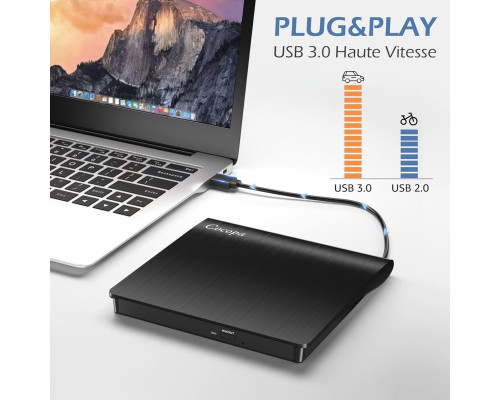 Зовнішній CD/DVD-привід Cocopa USB 3.0