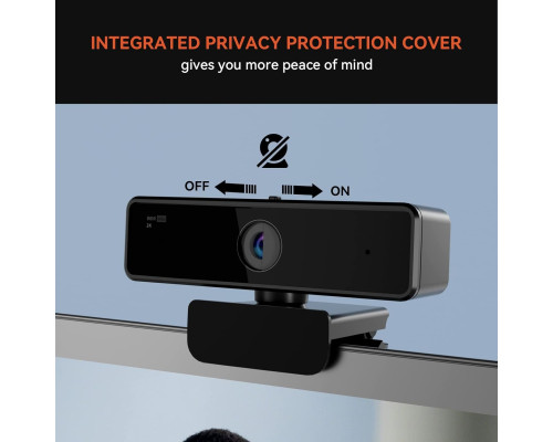 Веб-камера NUROUM V11 2K для ПК 1080P 60FPS USB з мікрофоном