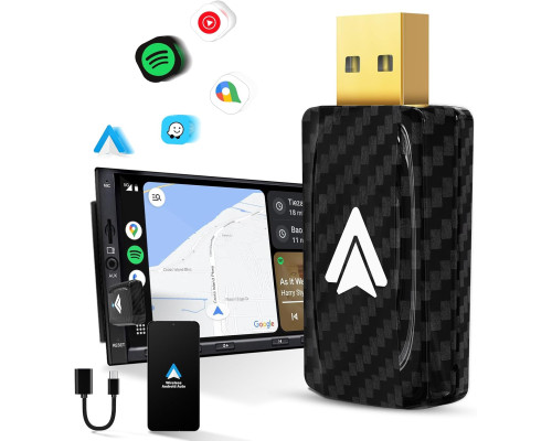 Бездротовий адаптер Android Auto для автомобіля / автомобільний адаптер для заводського дротового Carplay